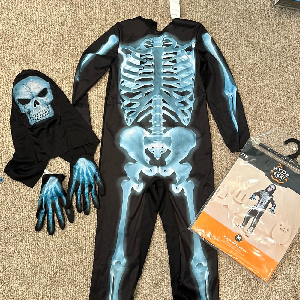 HALLOWEEN COSTUME Xray Skeleton